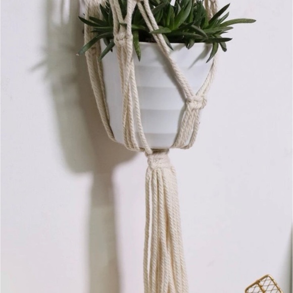 Woven Plant Hanger - Picture 2 of 2